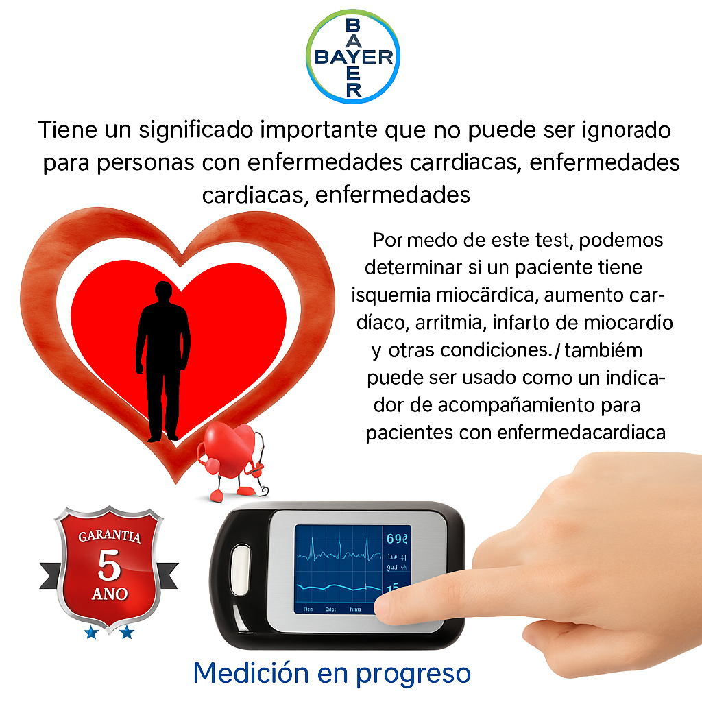 Medidor de glucosa en sangre no invasivo de Bayer 5 segundos / 99% de exactitud