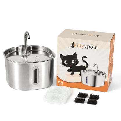 The KittySpout™ 2.2L Fountain