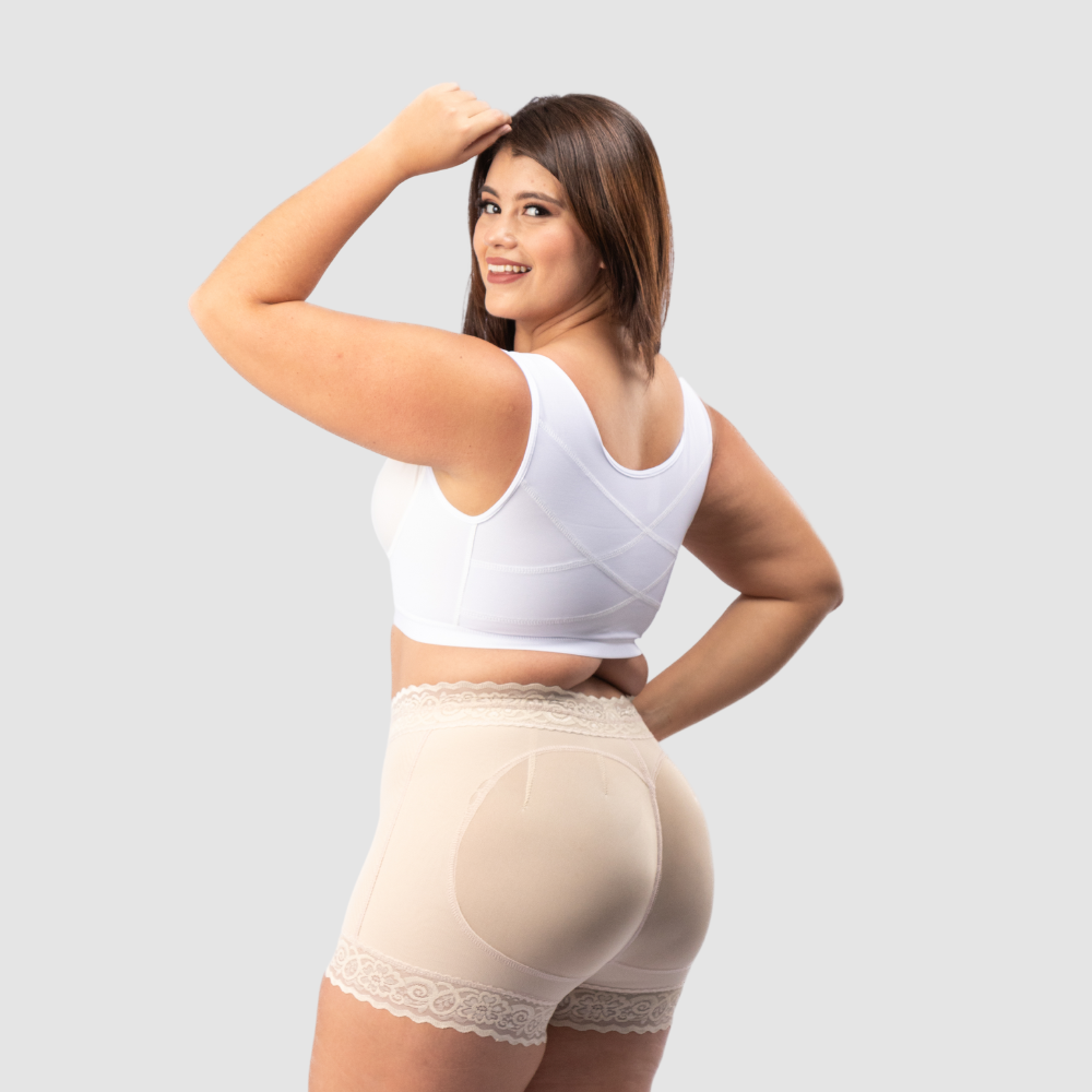 Faja Short Levanta Glúteos con Compresión Abdominal